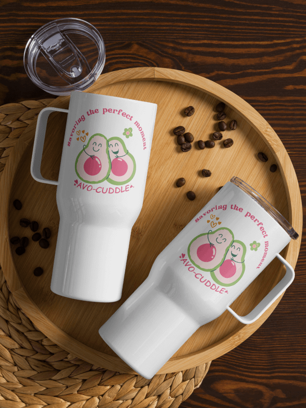 Avocado Avo-Cuddle Insulated Travel Mug – Cute & Durable 25oz Tumbler! product image (7)