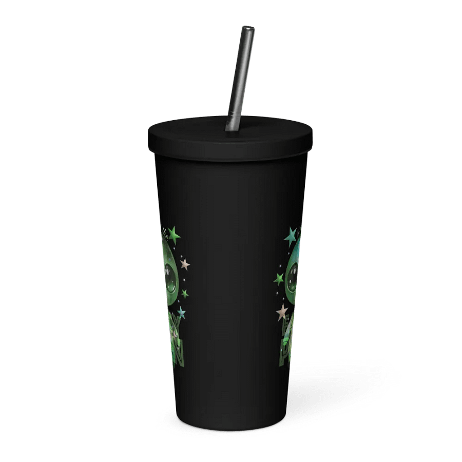 Fancy Alien Insulated Tumbler (Green Dude) product image (3)