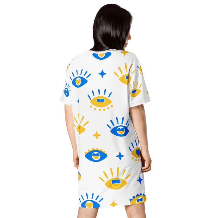 11:11 Evil Eye Divinely Protected All-Over T-Shirt Dress product image (2)