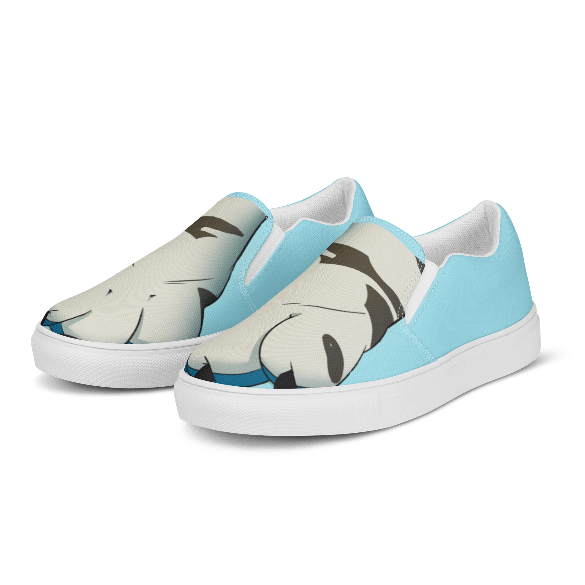 Tiger2Paws Men's Slip-On Canvas Shoes - Blue product image (3)