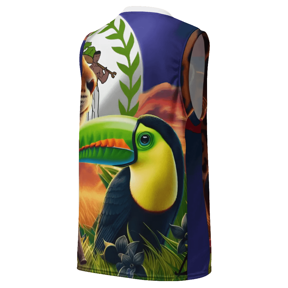 Beauty of Belize Basketball Jersey product image (12)