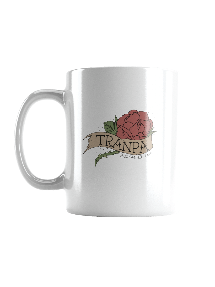 [Buck Angel Shop] Buck Tranpa Tattoo Drawing - Ceramic Mug [white] product image (1)
