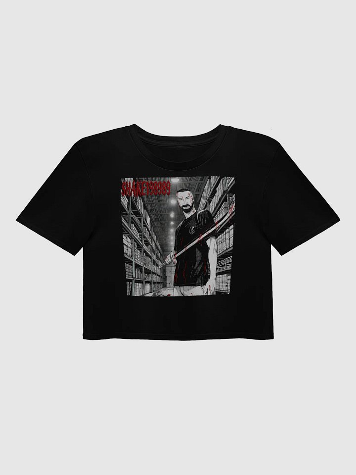 SHAKE198989 Distressed Red Crop Top product image (1)