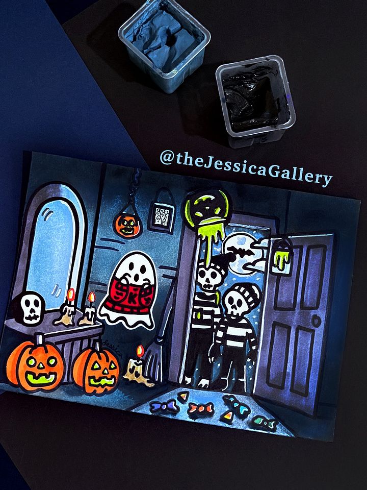 Trap or Treat Art Print product image (2)
