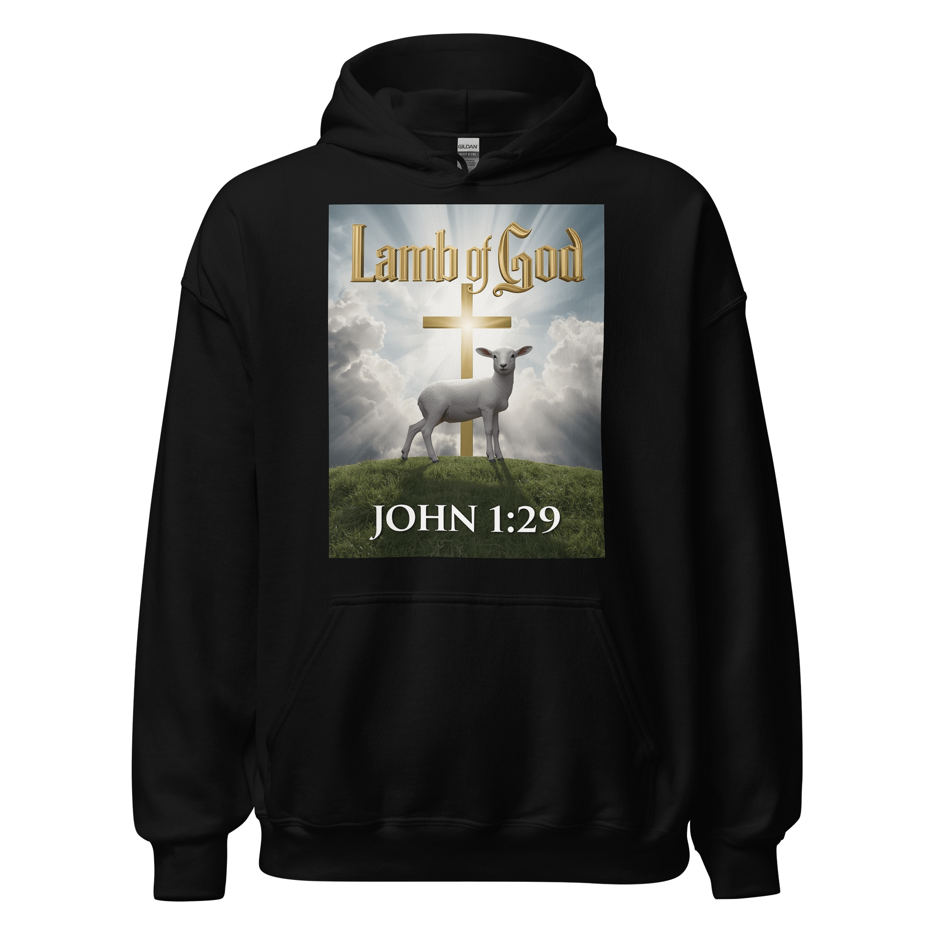 Lamb of God Cross Hoodie product image (1)