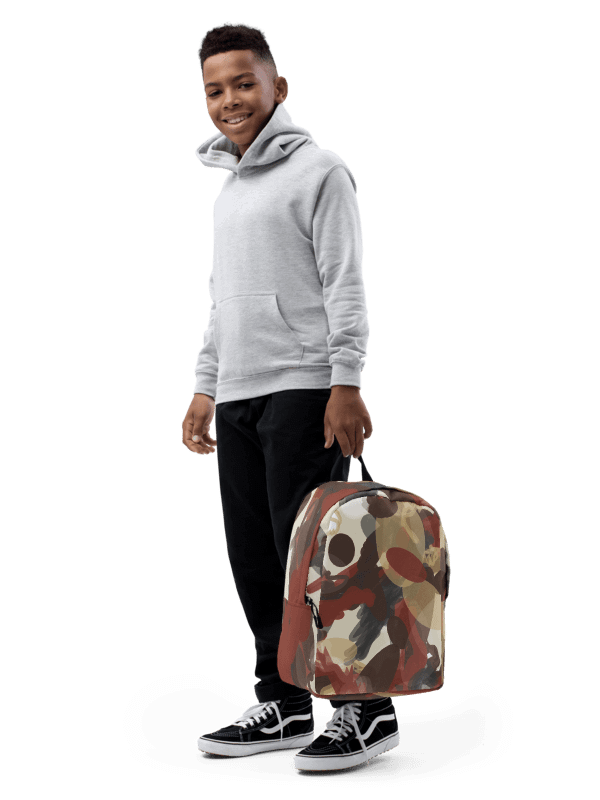 Customizable Minimalist Print Backpack product image (3)