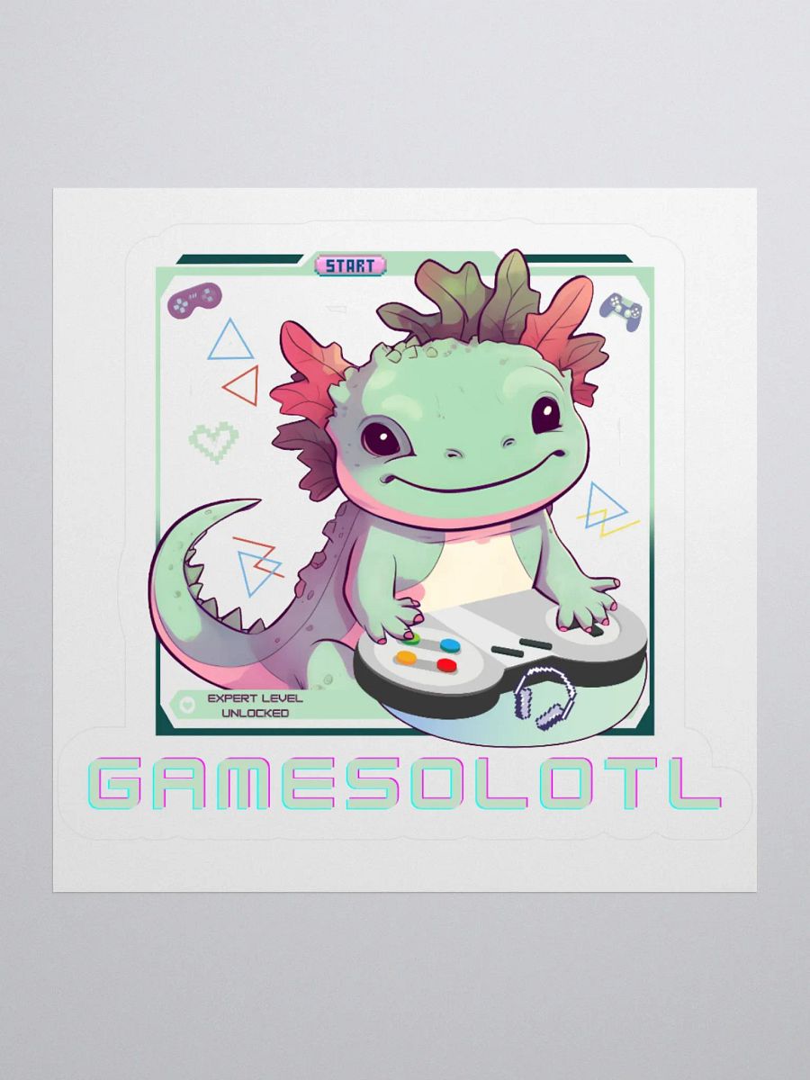Axolotl Gamesolotl Sticker product image (1)