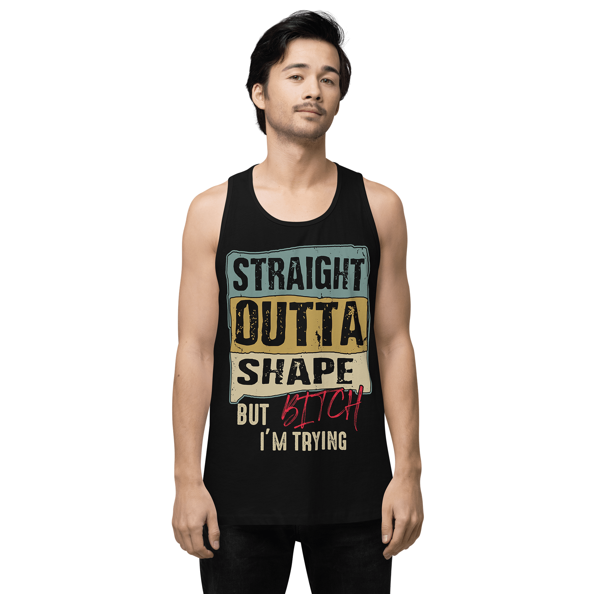 'Straight Outta Shape' Men's Tank Top product image (1)