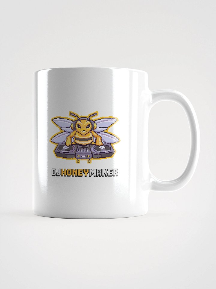 8 Bit Logo White Glossy Mug product image (1)