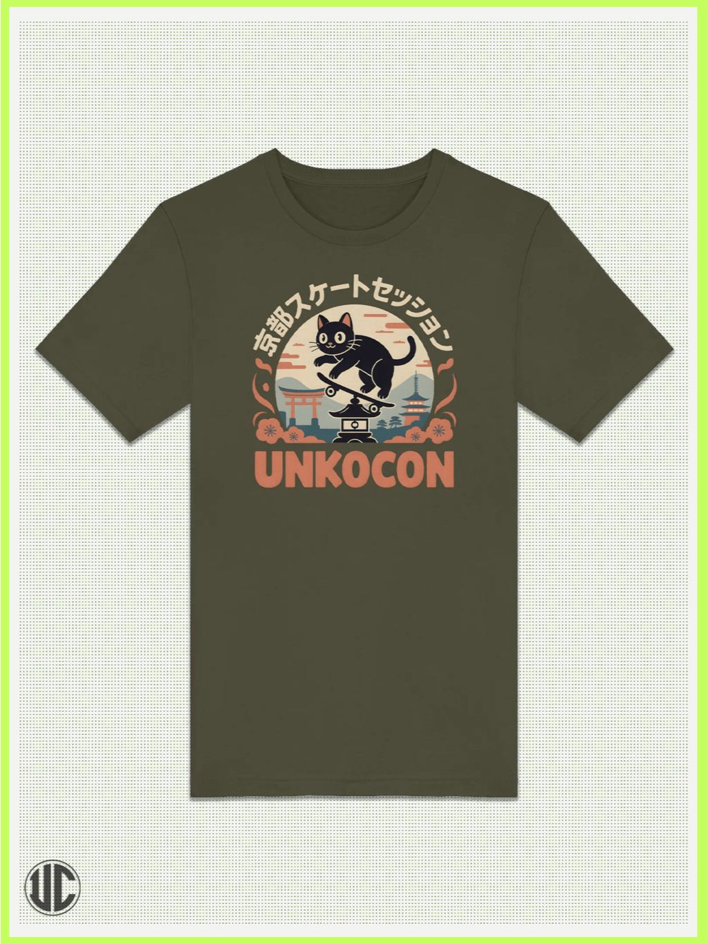 Kyoto Skate Session – UnkoCon Graphic T-Shirt product image (1)