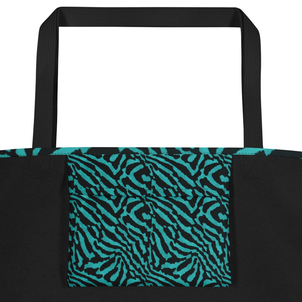 Teal Zebra Bag product image (2)