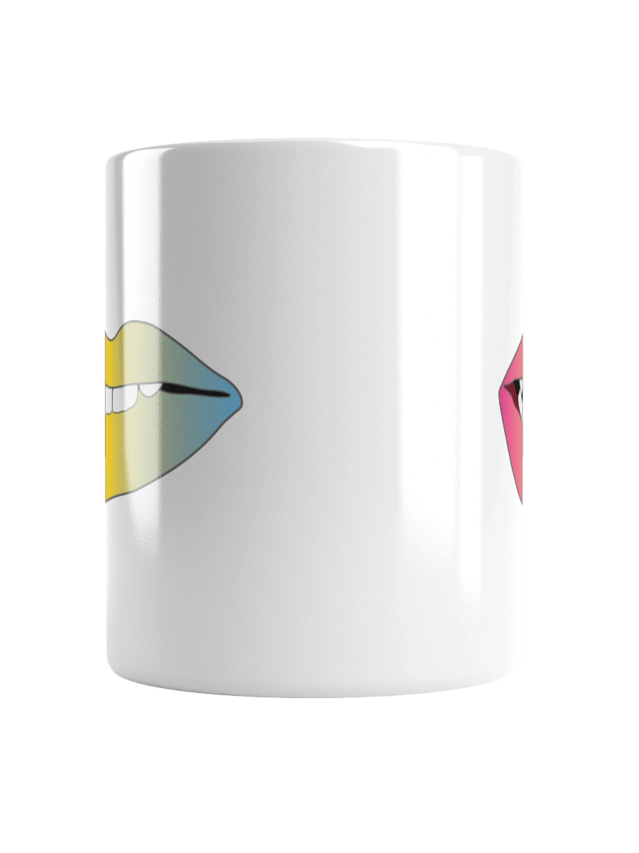 Pansexual Pride Gradient Biting Lips Mug product image (5)