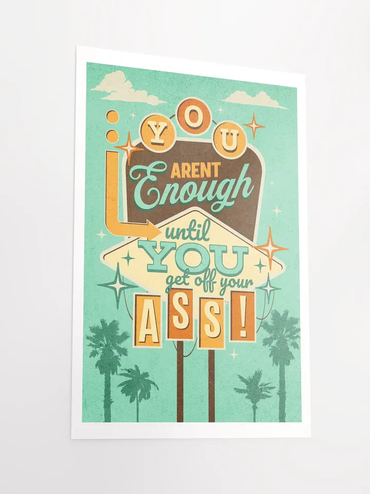 GET OFF YOUR ASS PRINT product image (4)