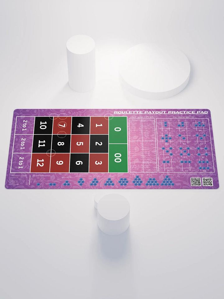 Roulette Payout Practice Pad - Alma Pink Fade product image (1)