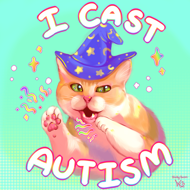 I Cast Autism! Print product image (1)
