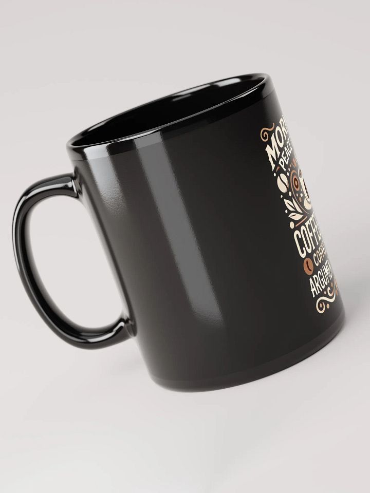 Morning Peace Treaty Mug – Coffee First, Arguments Later product image (2)