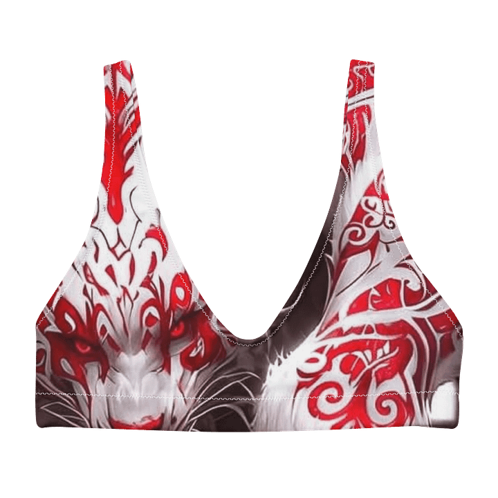 Mythical Feline Recycled Padded Bikini Top product image (2)