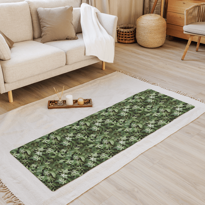 YOGA MAT DARK GREEN CAMO PATTERN product image (2)