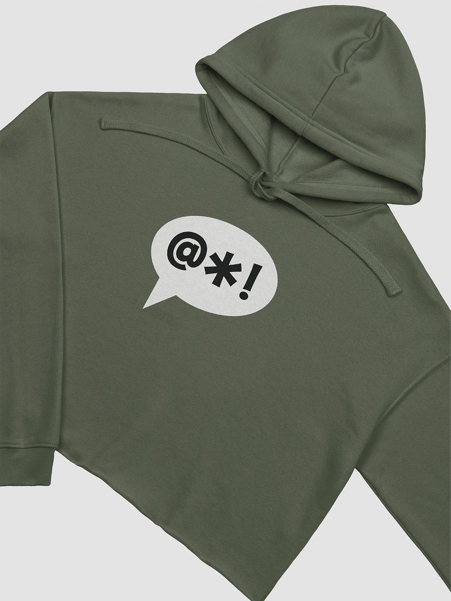Harsh Language Logo Cropped Hoodie product image (7)