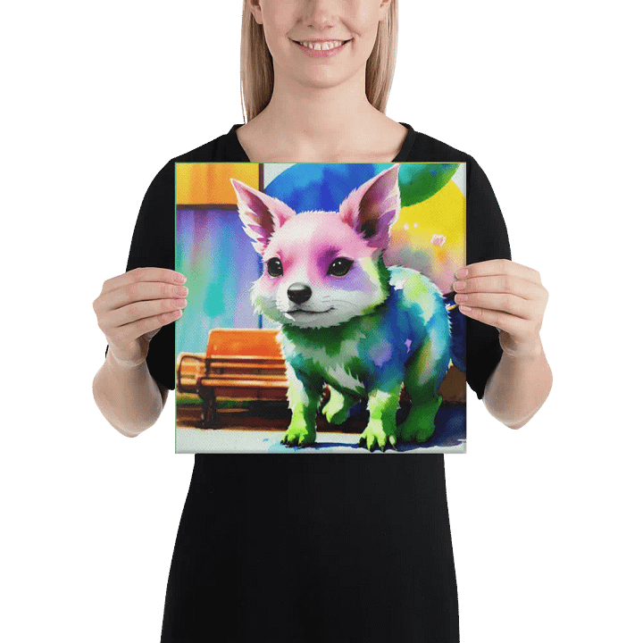 Cute Dog Digital Painting - v10 product image (2)