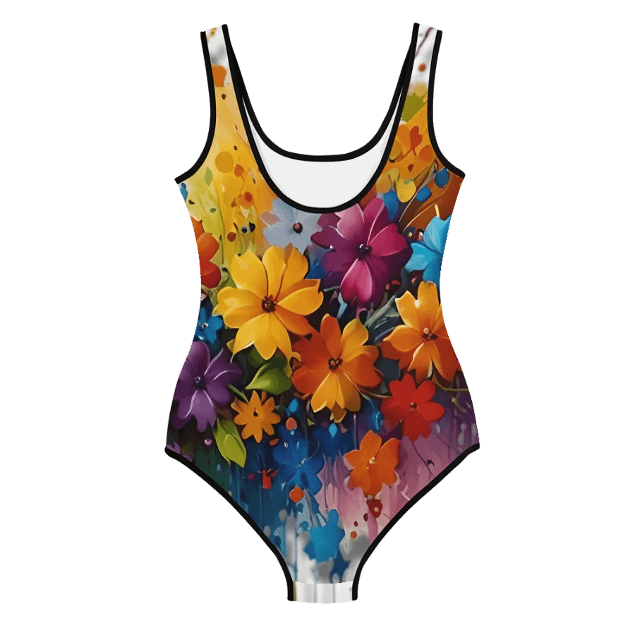 Splash of Blooms Youth Swimsuit product image (2)