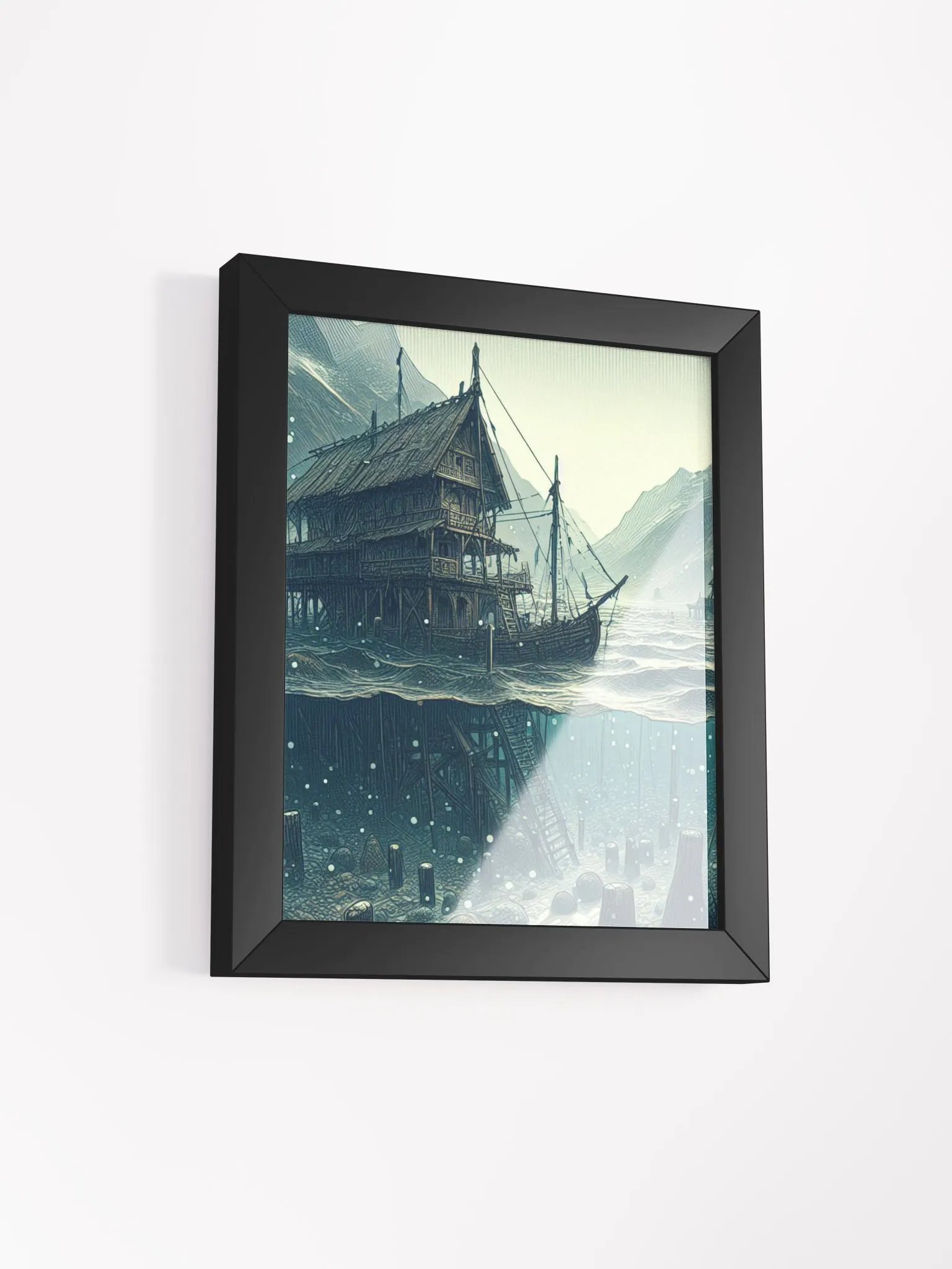 A hut in the middle of the sea product image (4)