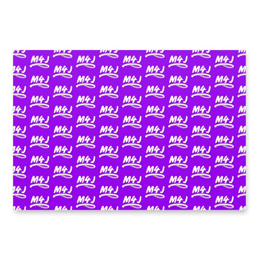 M4J Logo Gift Wrapping Paper product image (2)