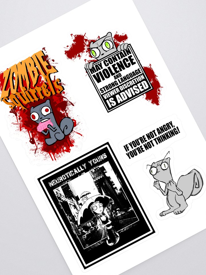 Foamy The Squirrel Sticker Sheet! #2 product image (1)