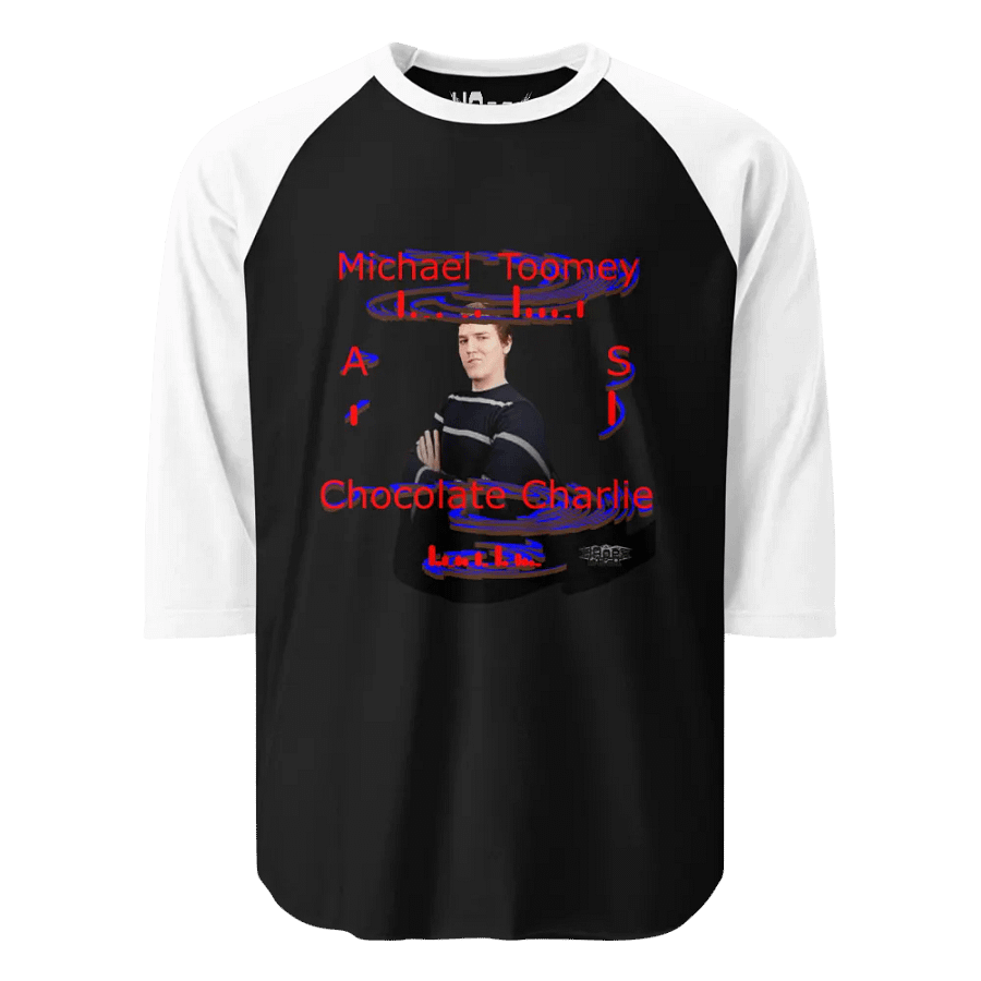 Michael Toomey As Chocolate Charlie 00 - Fine Jersey Raglan Tee product image (1)