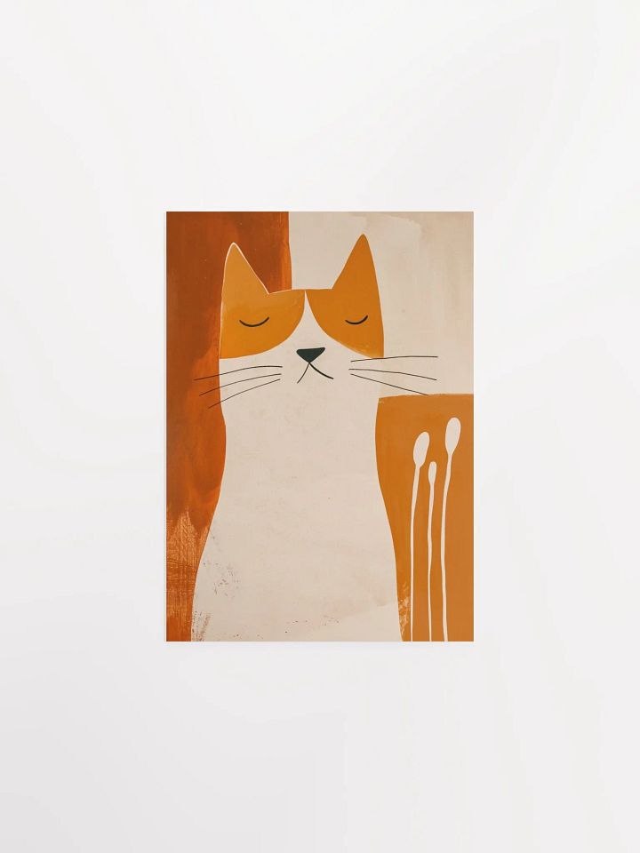 Minimalistic Cat Nap Poster product image (2)