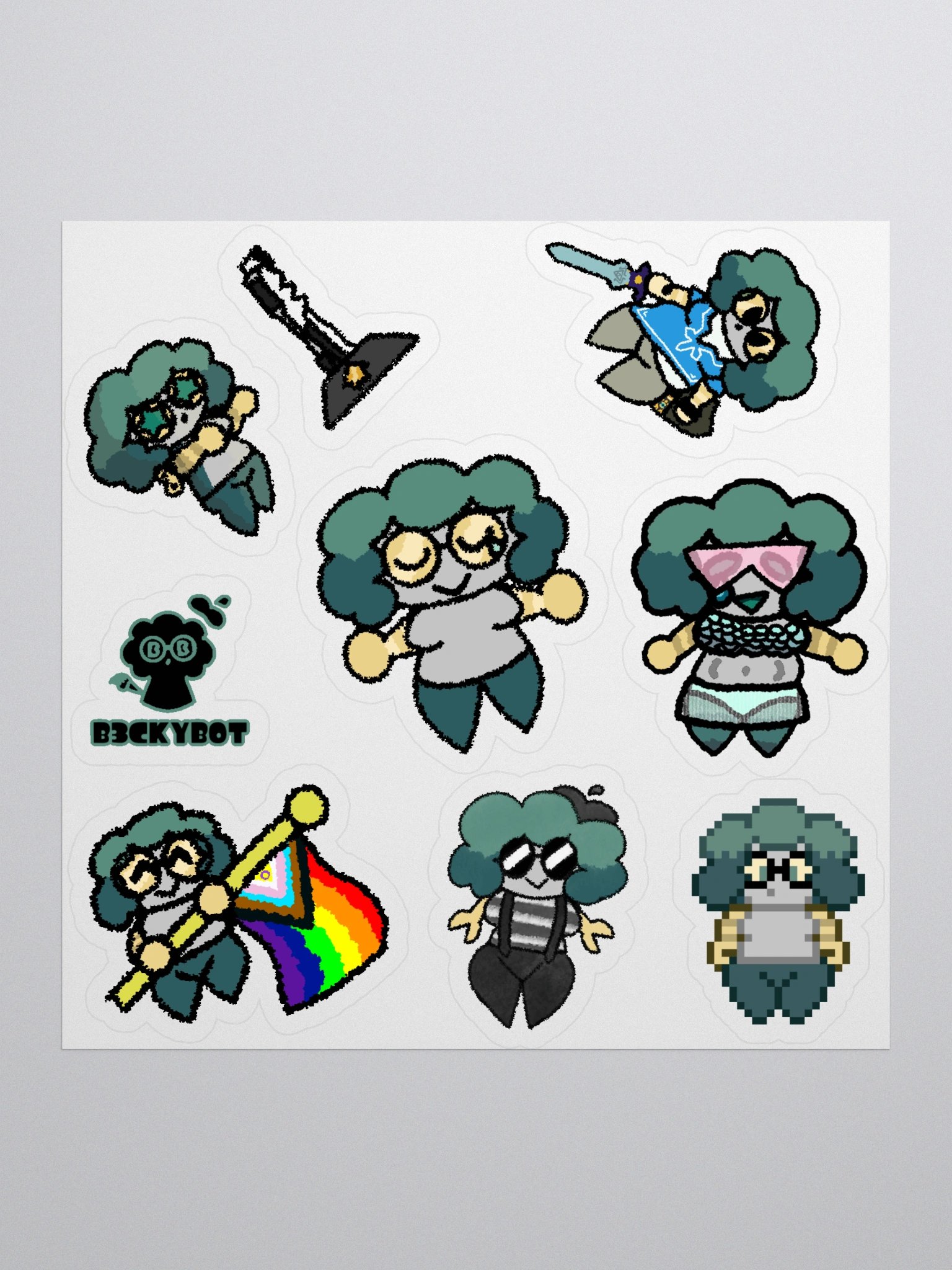 B3CKY Variety Sticker Pack 2 product image (1)