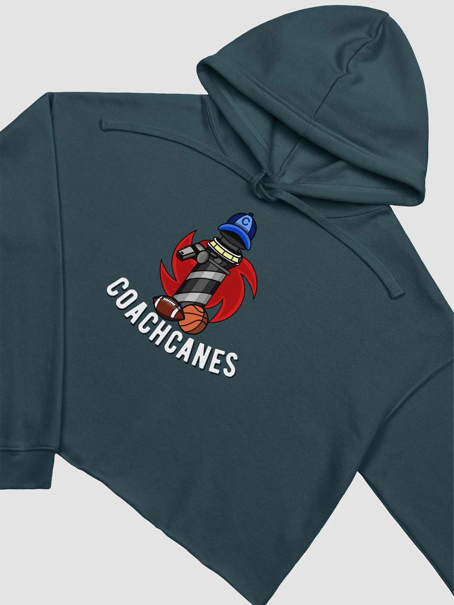 Women's Red Logo Crop Hoodie product image (3)
