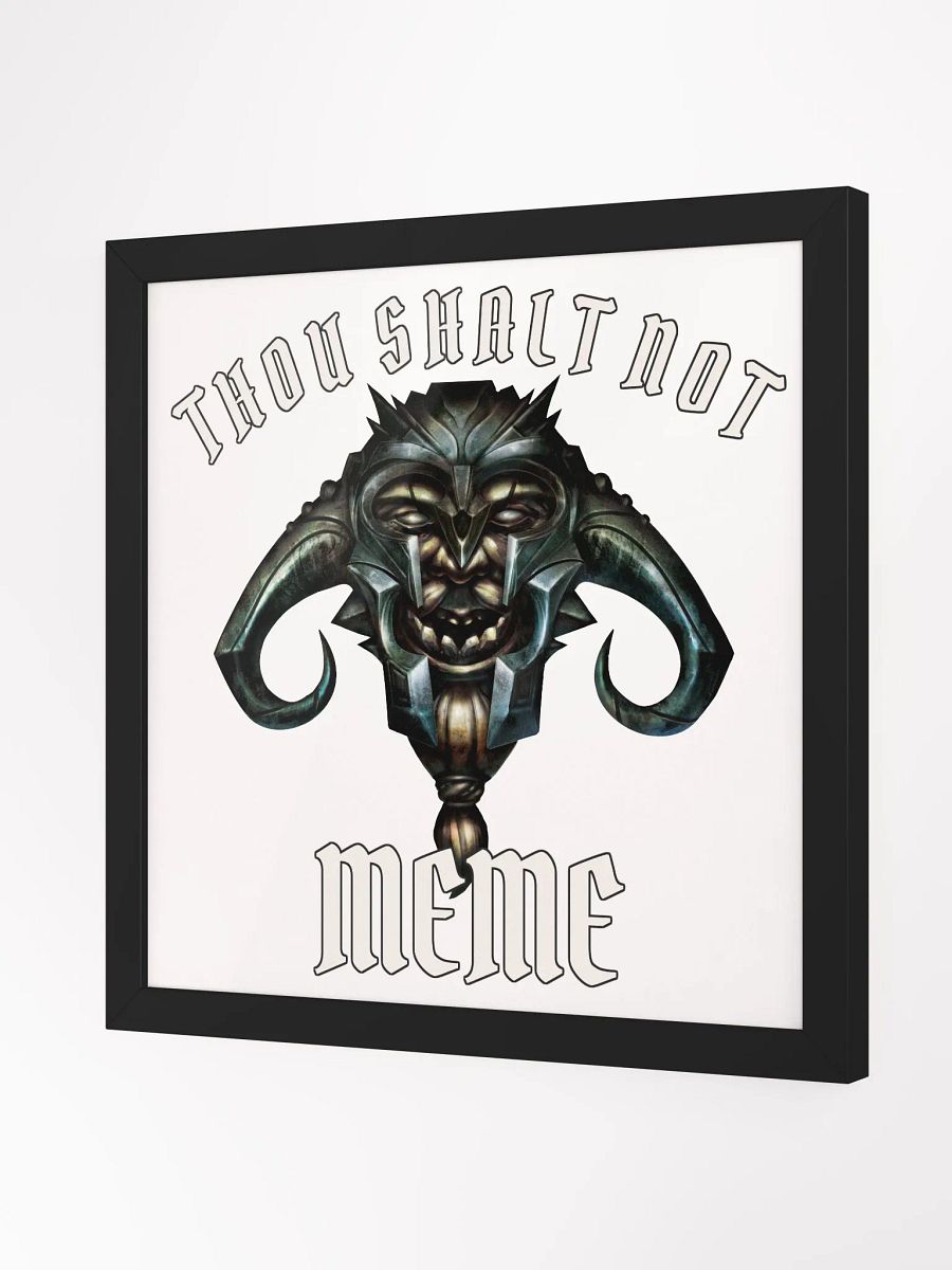 Thou Shalt Not Meme Framed Poster product image (2)