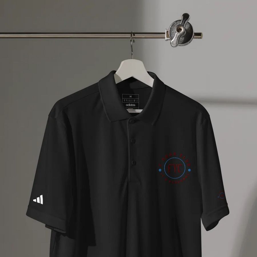 FYC 3-Stripes Black Polo - Club Colours: Irons! (Away Days Special Edition) product image (8)