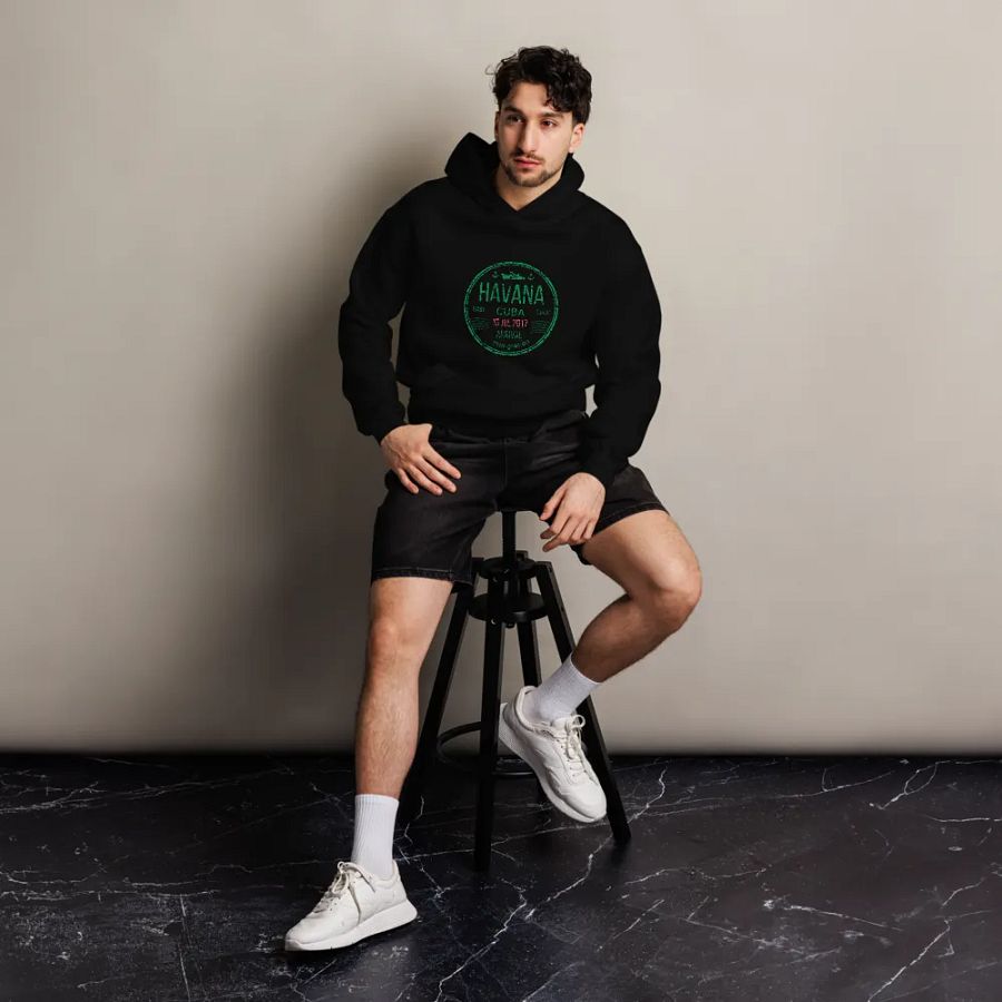Havana Cuba Arrival Stamp Hoodie product image (5)