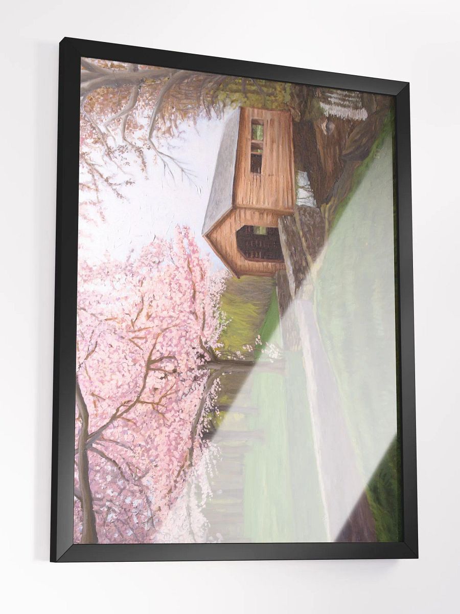Cherry Blossom Bridge Framed Print product image (3)