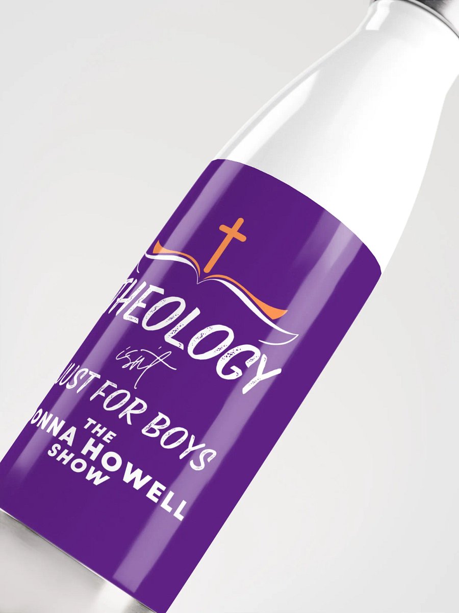 Theology Isn't Just for Boys Heavy Duty Stainless Steel Water Bottle product image (5)