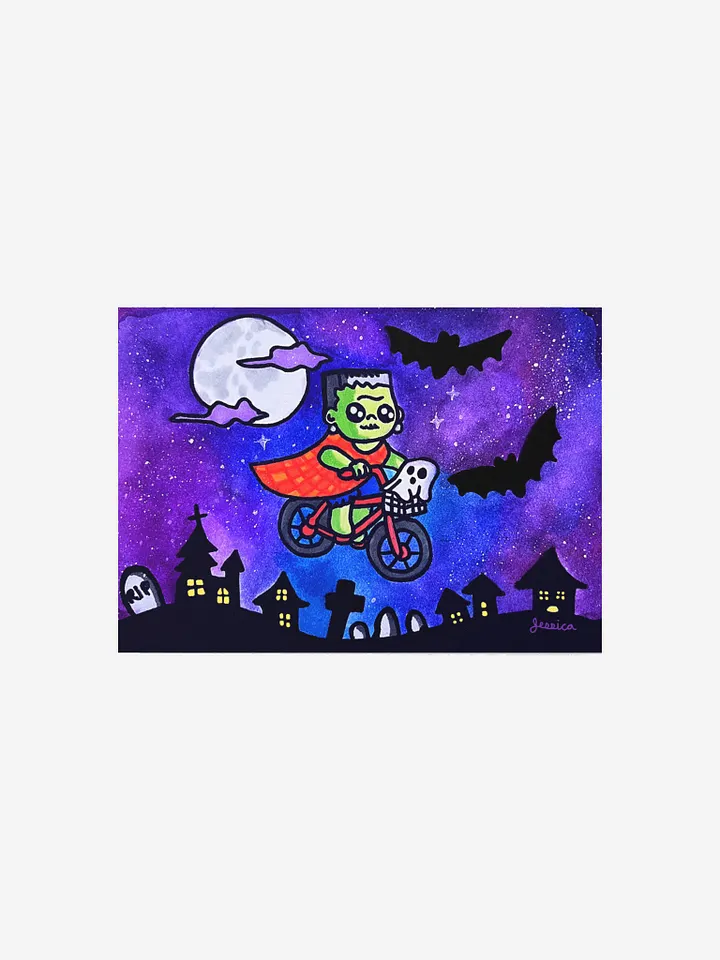 Moonlight Ride Art Print product image (1)