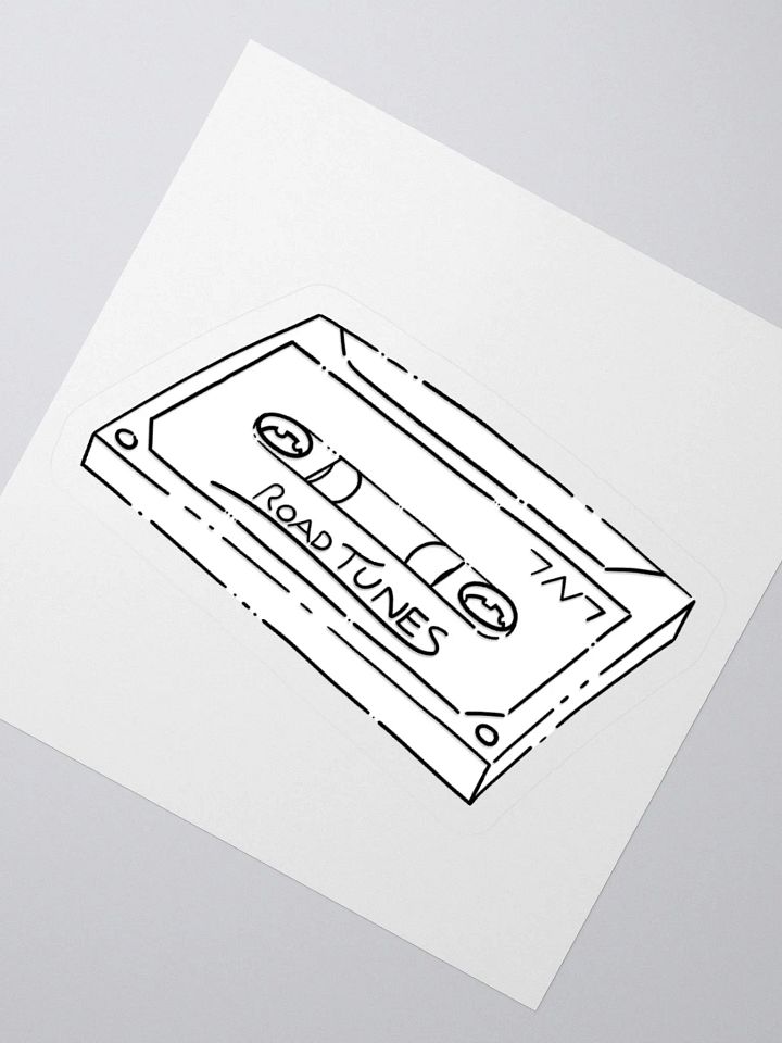 Road Tunes Cassette - Kiss Cut Sticker product image (6)