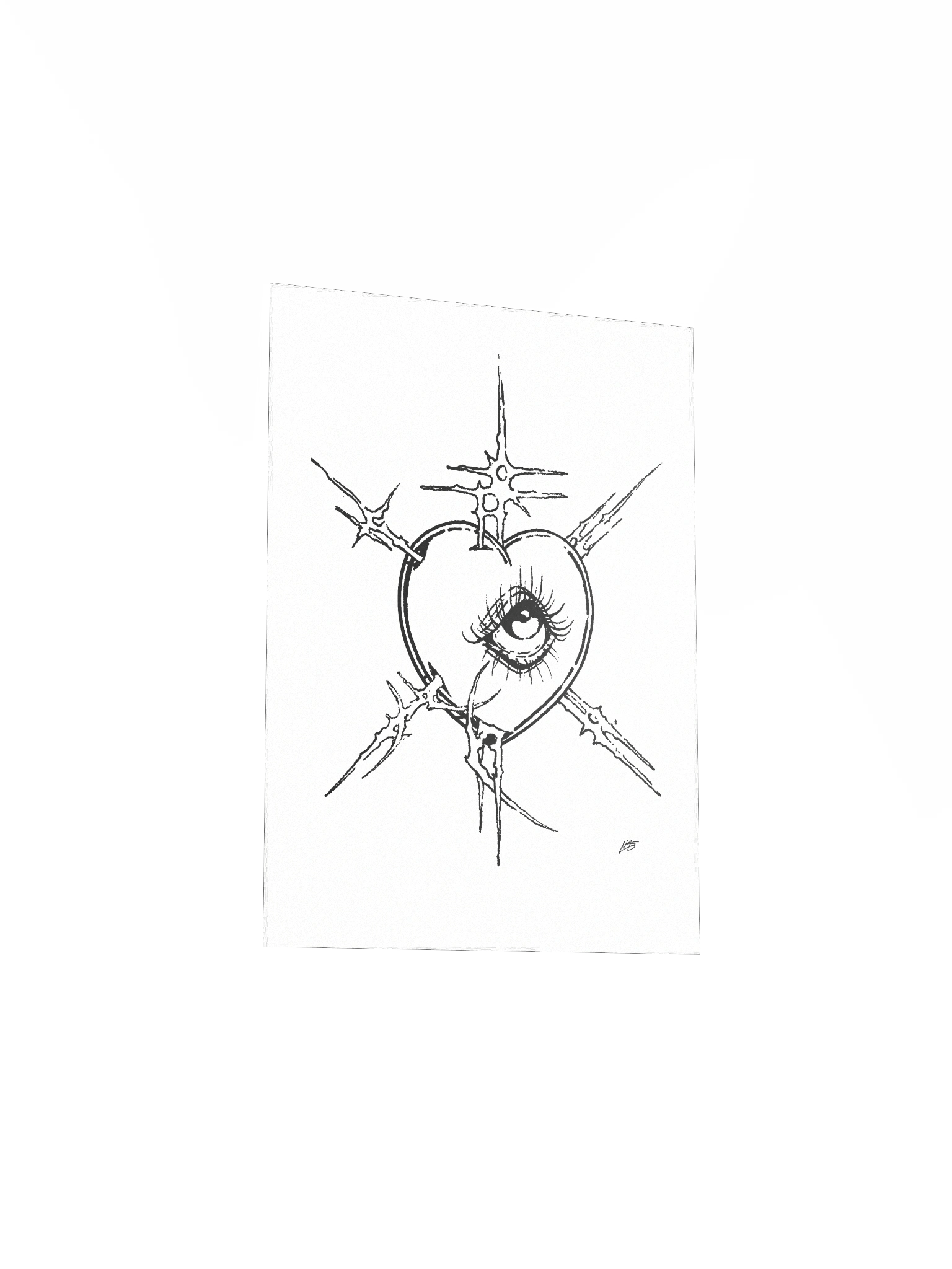 HEART SIGIL PRINT product image (20)