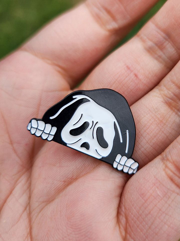 Ghostface Peek-A-Boo Pin product image (1)