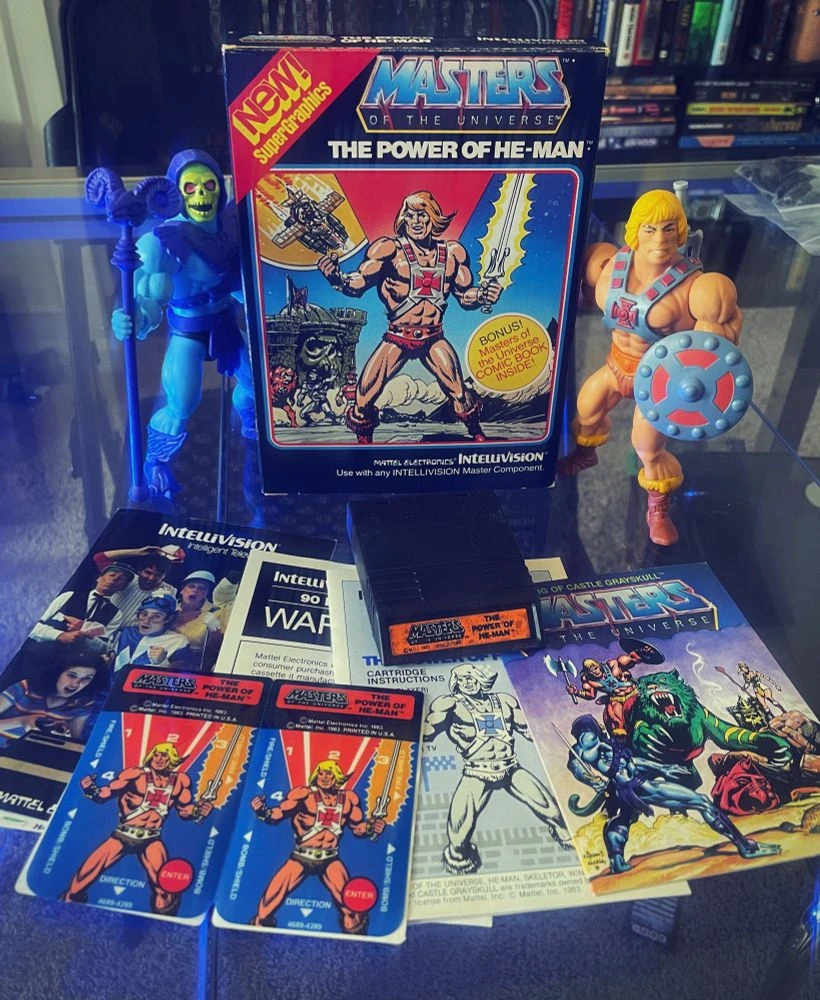 The Power of He-man from Mattel for Intellivision. Complete with all the goodies inside!