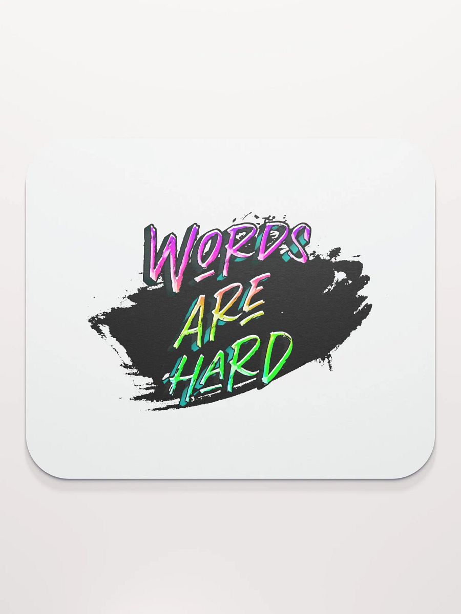 Synisisms Collection - Words Are Hard Mouse Pad product image (2)