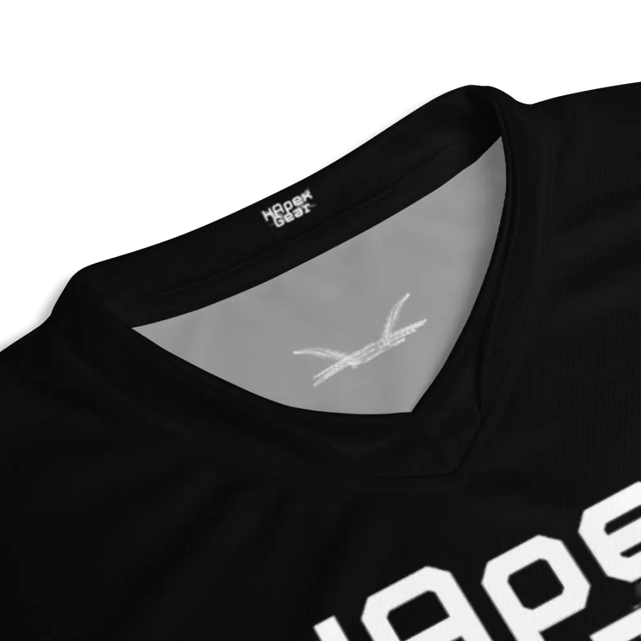 Capital Duranleau - Black - Recycled Unisex Sports Jersey - White HApex Gear Black Logo product image (4)