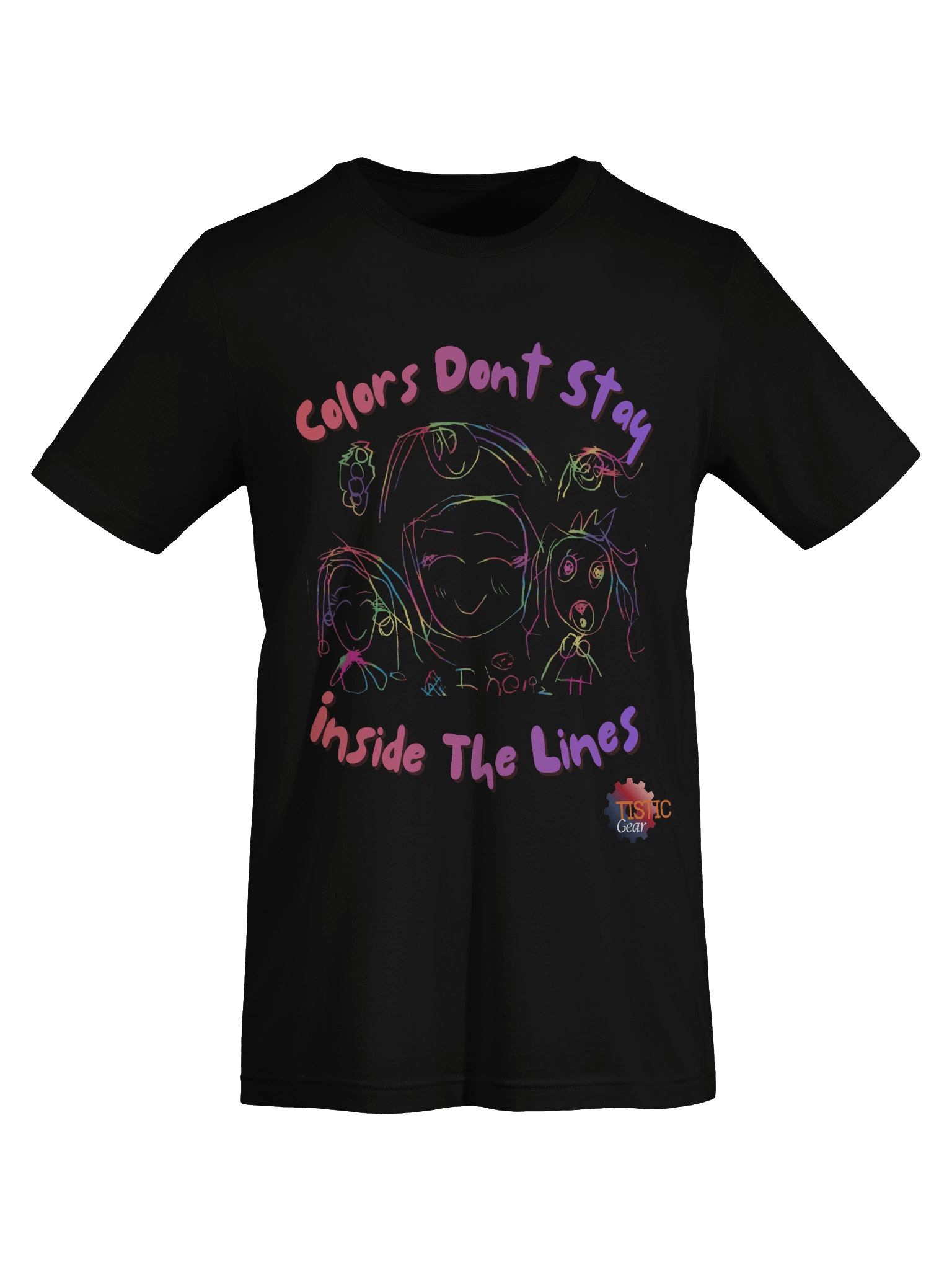 Women's TISTIC Gear – “Colors Don’t Stay Inside The Lines” Limited Edition Tee product image (7)