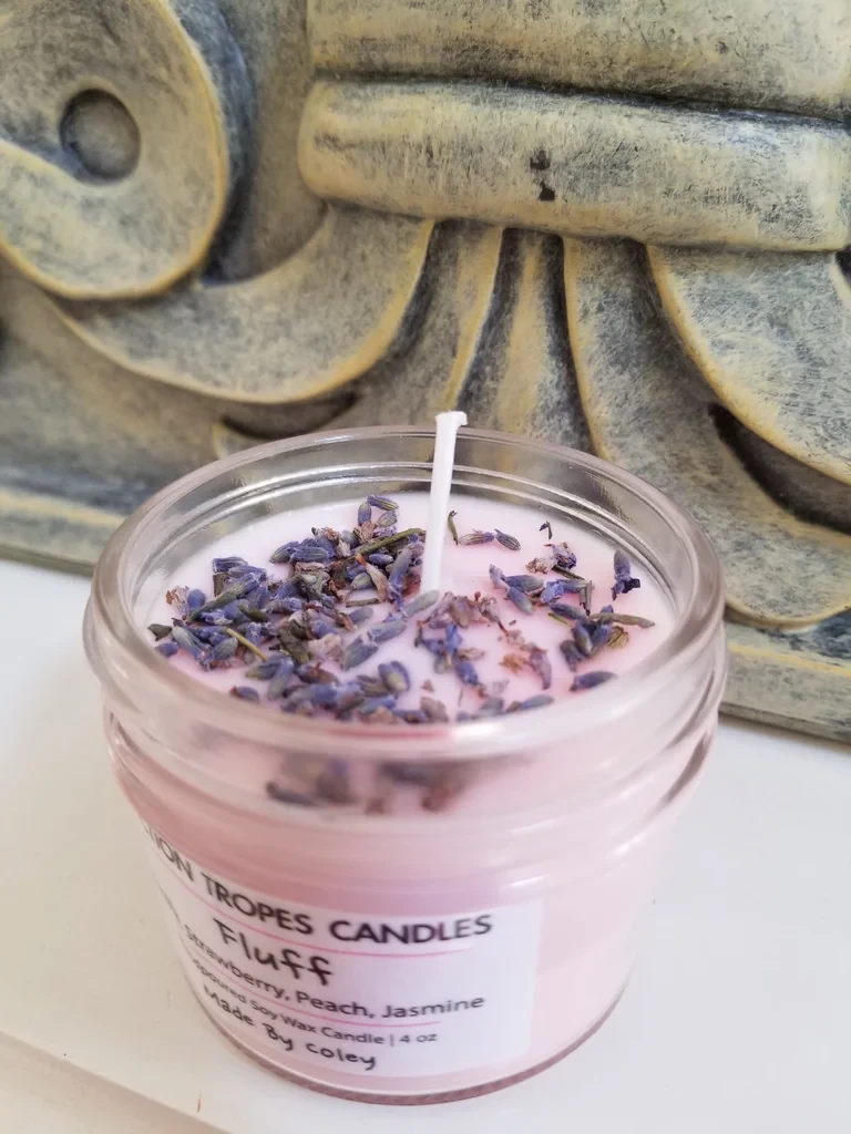 Mini Fluff Candle (Fiction Tropes Candles) product image (3)