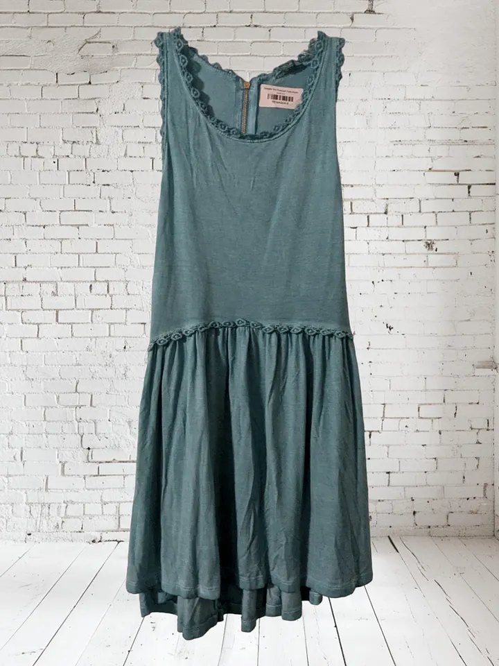 S Aqua Zipper Babydoll Tank product image (1)
