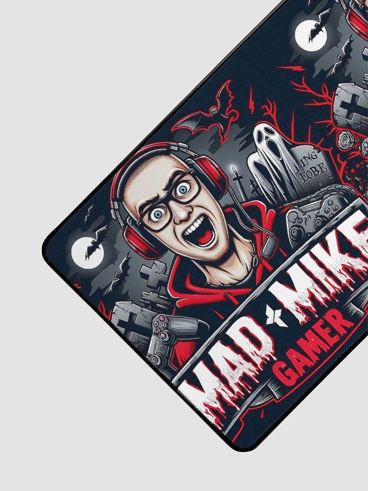 Spooky Gamer Excitement Desk Mat product image (1)