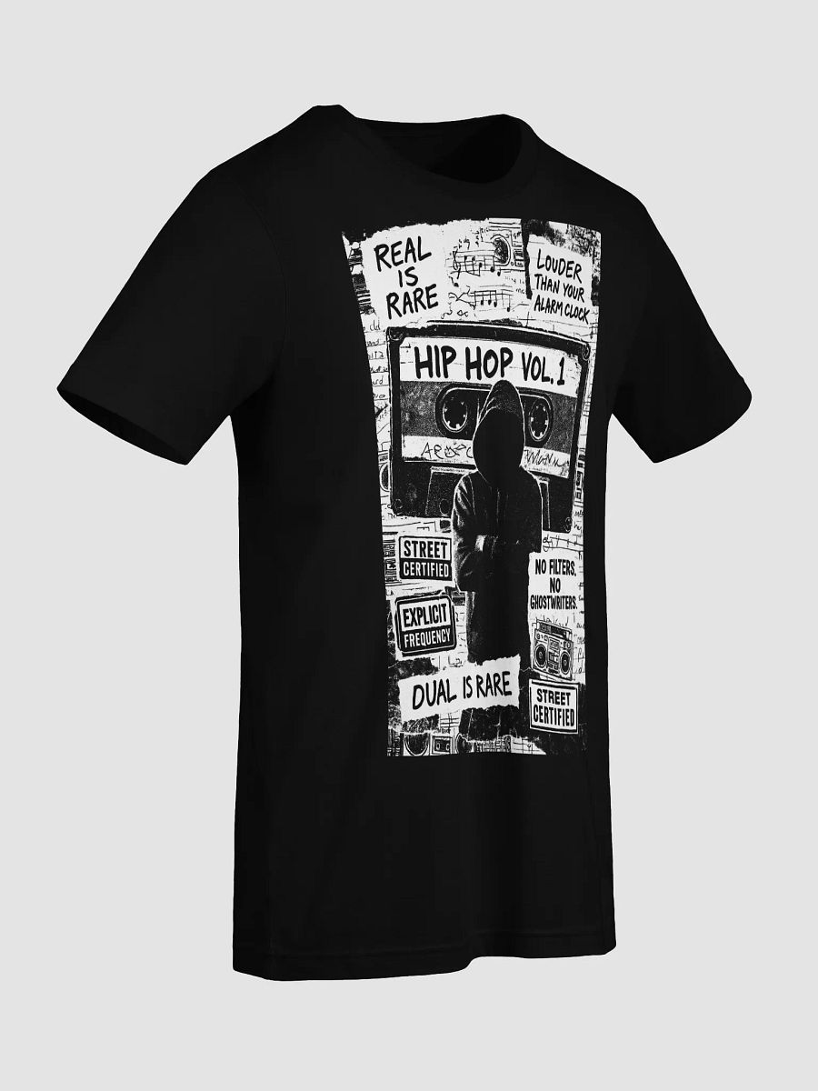 Real Is Rare Tee – Hip-Hop Vol. 1 Street Certified Collage Shirt product image (4)