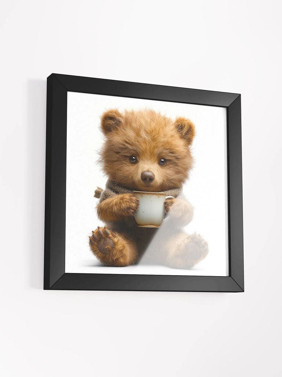 Coffee Lover Cute Teddy Bear Art product image (4)